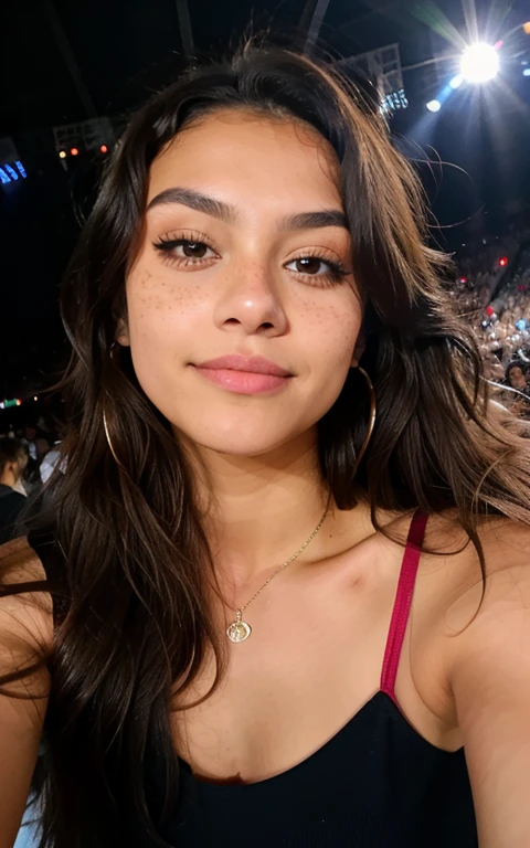A beautiful Mexican girl, in casual style